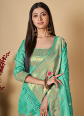 Onliest Sea Green Colour Salwar Suit